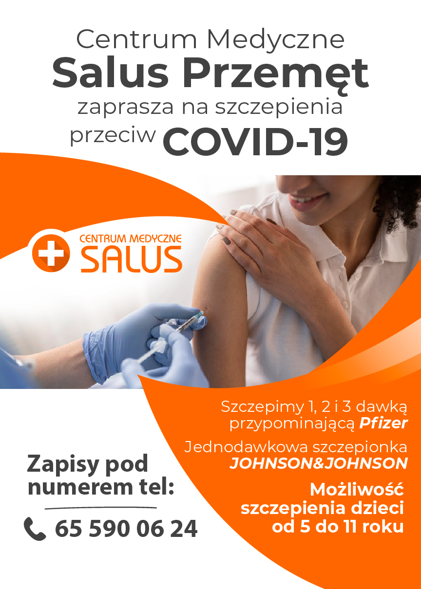 You are currently viewing Szczepienia przeciw COVID-19 w Centrum Medycznym Salus w Przemęcie